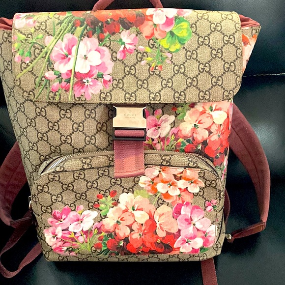 Floral Gucci backpack - Picture 1 of 1
